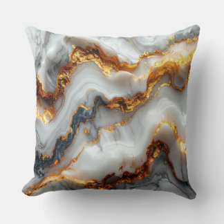 Cojín Decorativo Luxury Gold Vein Marble Pillow