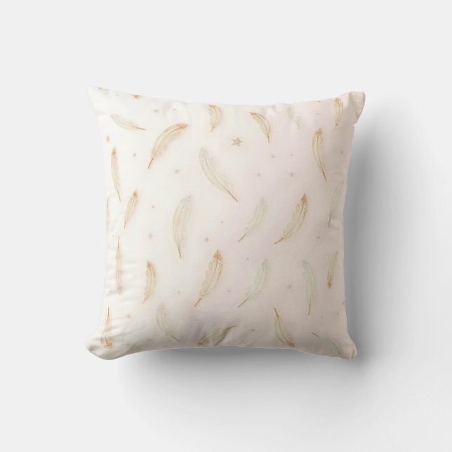 Cojín Decorativo Luxury Modern Feathers Boho Collection (Anverso)