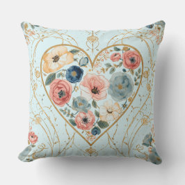 Cojín Decorativo Luxury, Valentine's Day, Flowers of My Heart