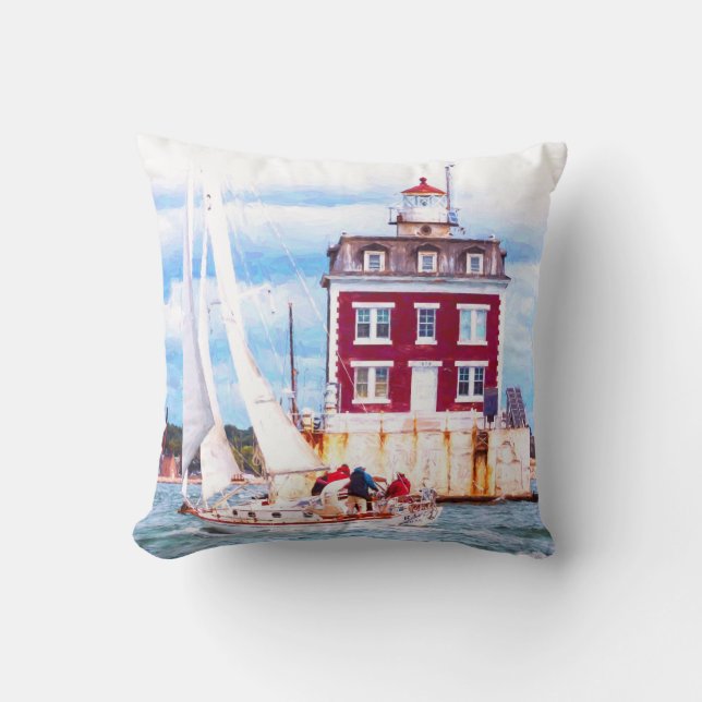 Cojín Decorativo Luz de borde de paso (Anverso)