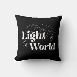 Cojín Decorativo Luz del Mundo Navidad Inspiradora
