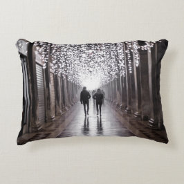 Cojín Decorativo Luz, sombras y simetría - sepia