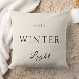 Cojín Decorativo Luz suave de invierno