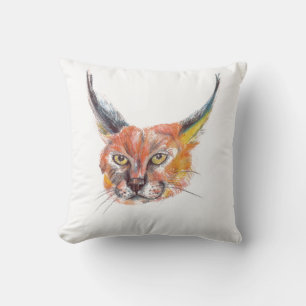 Cojín Decorativo Lynxs Portrait Throw Cushion