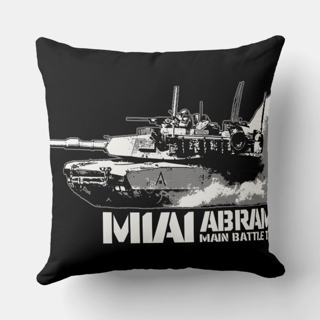 Cojín Decorativo M1 Abrams (Reverso )