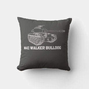 Cojín Decorativo M41 Walker Bulldog American Light Army Tank Gift