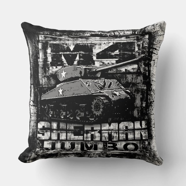 Cojín Decorativo M4 Sherman Jumbo (Anverso)