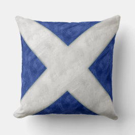 Cojín Decorativo M Mike Watercolor #Bandera Marítima de Señal Náuti