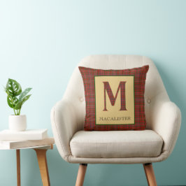 Cojín Decorativo MacAlister Tartan Monogram M