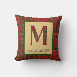 Cojín Decorativo MacAlister Tartan Monogram M