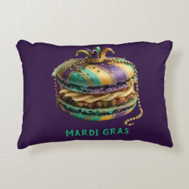 Cojín Decorativo Macarón Real de Mardi Gras