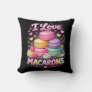 Cojín Decorativo Macarons de Amor Dulce