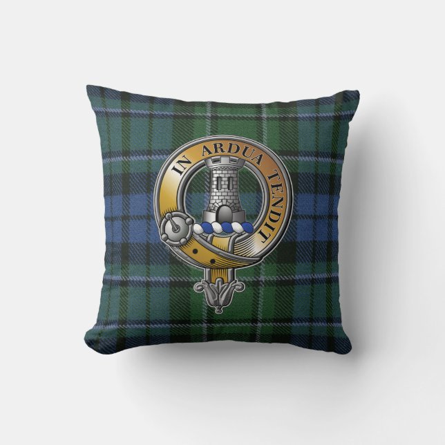 Cojín Decorativo MacCallum Tartan & Badge (Anverso)