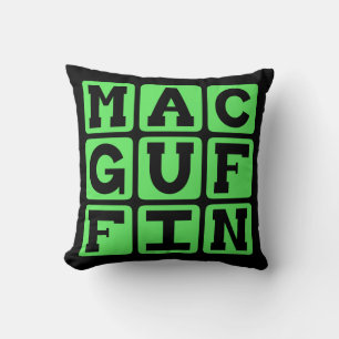 Cojín Decorativo MacGuffin, Falsificación Literaria