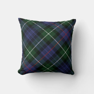 Cojín Decorativo MacKenzie Tartán verde de plaid ruso