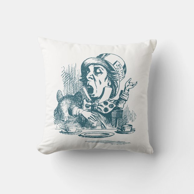 Cojín Decorativo Mad Hatter Tea Fiesta (Anverso)