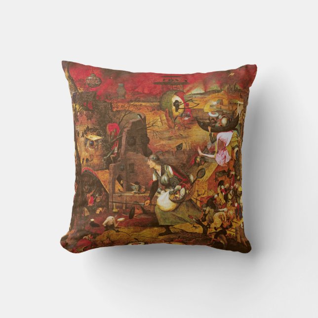 Cojín Decorativo Mad Meg (Grasa Desolada), Pieter Bruegel (Anverso)