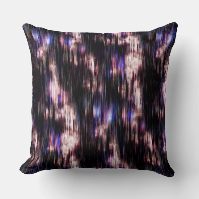 Cojín Decorativo ¿Madera cepillada con manchas de neón? (Anverso)