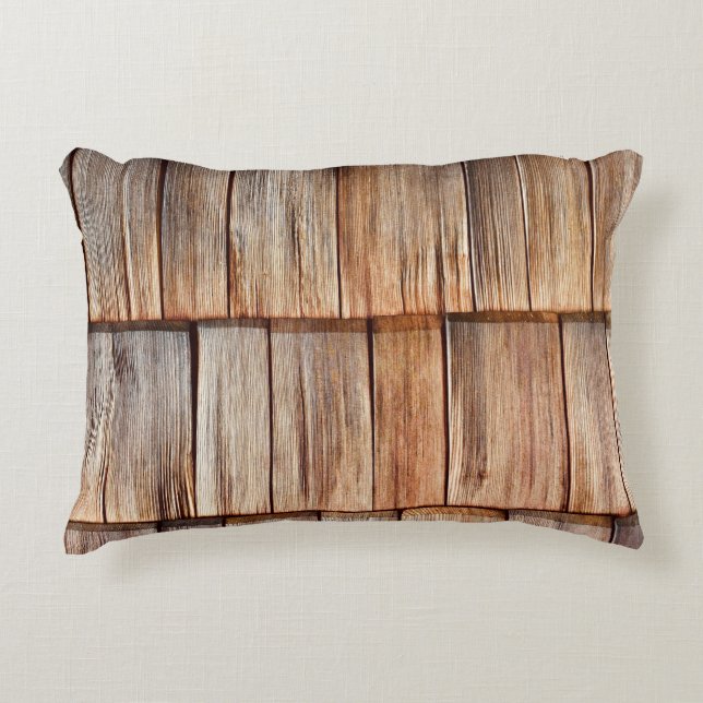 Cojín Decorativo Madera marrón (Anverso)