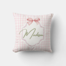 Madison Personalizada Baby Nursery Bow&Gingham