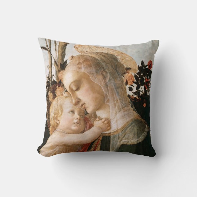 Cojín Decorativo Madona y Niño (Anverso)