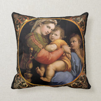 Cojín decorativo Madonna de Raphael