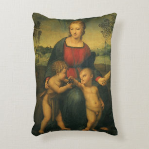 Cojín Decorativo Madonna del Cardellino por Rafael Sanzio