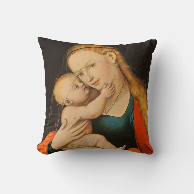 Cojín Decorativo Madonna y el niño (Anverso)