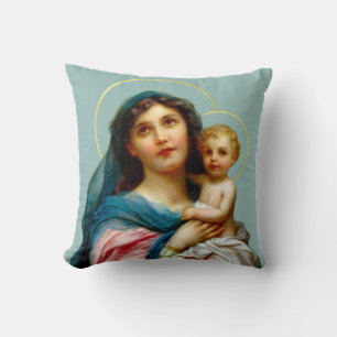 Cojín Decorativo Madonna y el niño