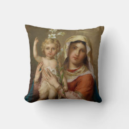 Cojín Decorativo Madonna y el niño
