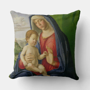 Cojín Decorativo Madonna y niño, 1490s