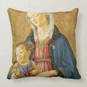 Cojín Decorativo Madonna y niño con dos donantes, 1525-1530