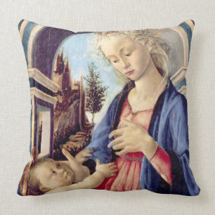 Cojín Decorativo Madonna y niño (el panel) 2