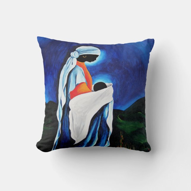 Cojín Decorativo Madonna y niño - hijo querido 2008 (Anverso)