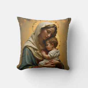 Cojín Decorativo Madonna y niño Jesús 3