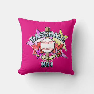 Cojín Decorativo Madre de beisbol rosa