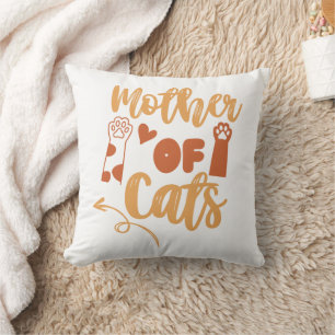 Cojín Decorativo Madre de gatos