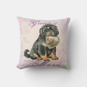 Cojín Decorativo Madre del corazón tibetano Mastiff