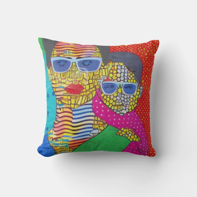 Cojín Decorativo Madre e hijo (Anverso)