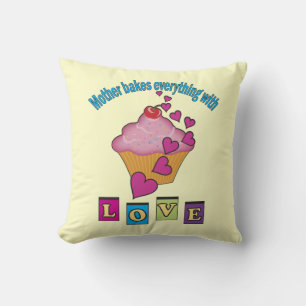 Cojín Decorativo Madre hace pan con amor