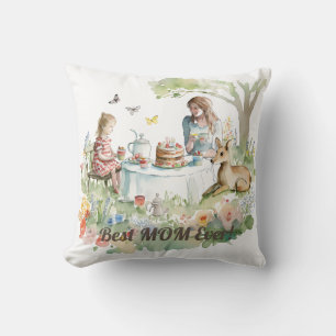 Cojín Decorativo Madre hija Fiesta de té