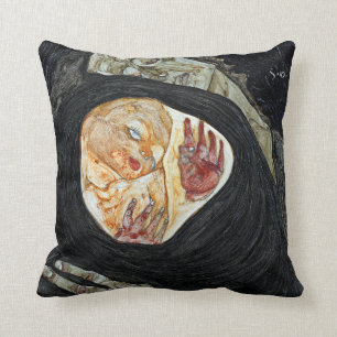 Cojín Decorativo Madre muerta de Egon Schiele I
