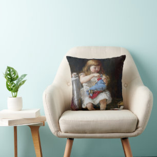 Cojín Decorativo Madre pequeña ansiosa