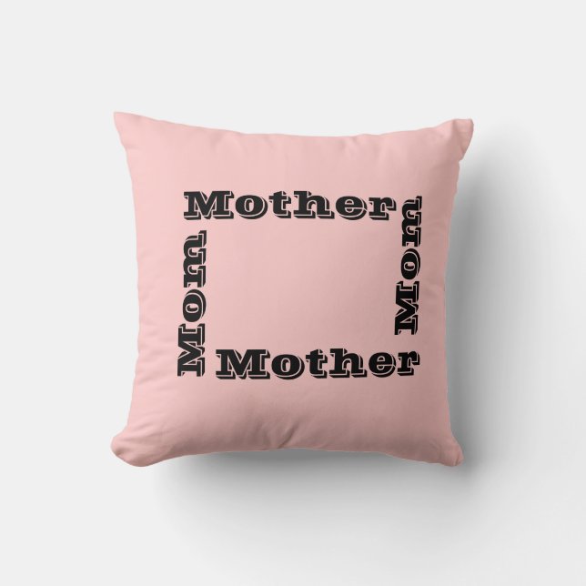 Cojín Decorativo Madre rosa Madre Pillow (Anverso)