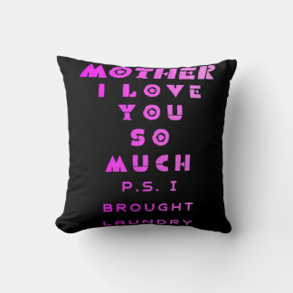 Cojín Decorativo Madre Te Amo Tanto Que Traje Lavandería Rosa T