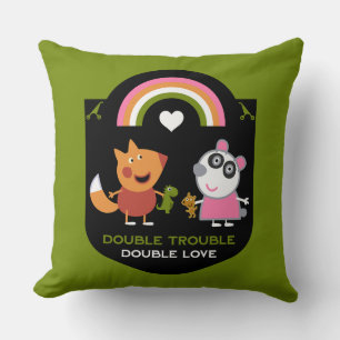 Cojín Decorativo Madres de Gemelos Fraternos