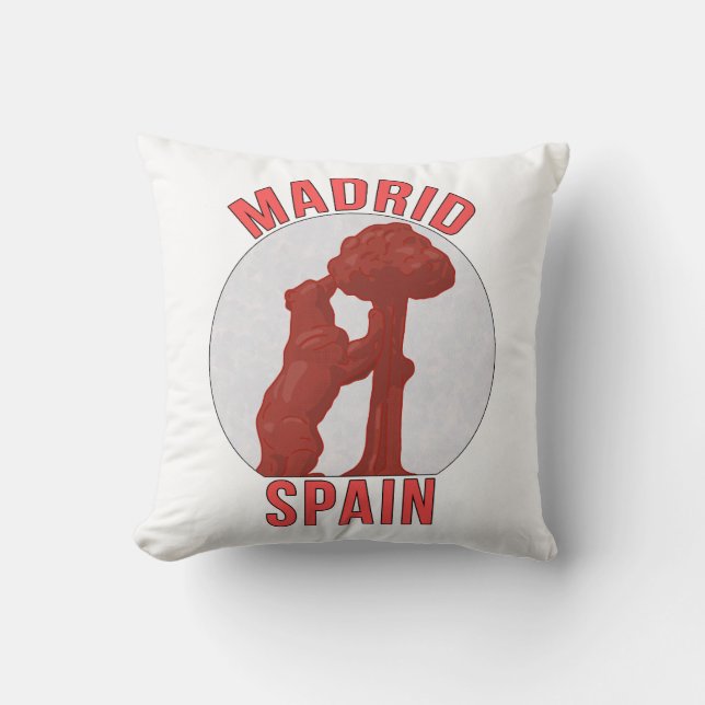Cojín Decorativo Madrid España (Anverso)