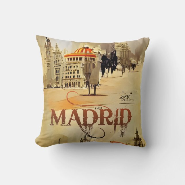 COJÍN DECORATIVO MADRID. ESPAÑA (Anverso)