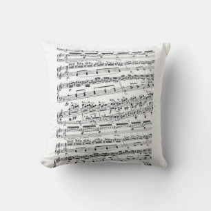 Cojín Decorativo Maestra de Música/Música de Hoja