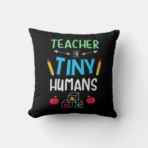 Cojín Decorativo Maestros entregan a profesores, humanos pequeños